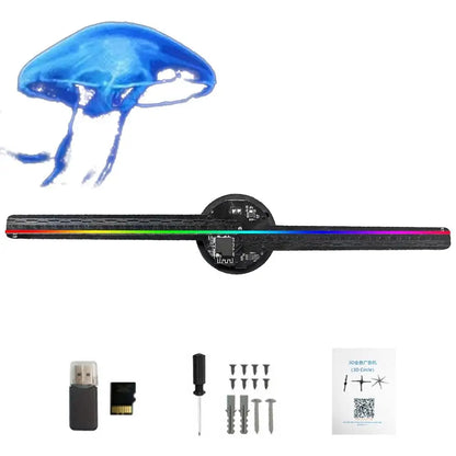 3D Hologram LED Fan