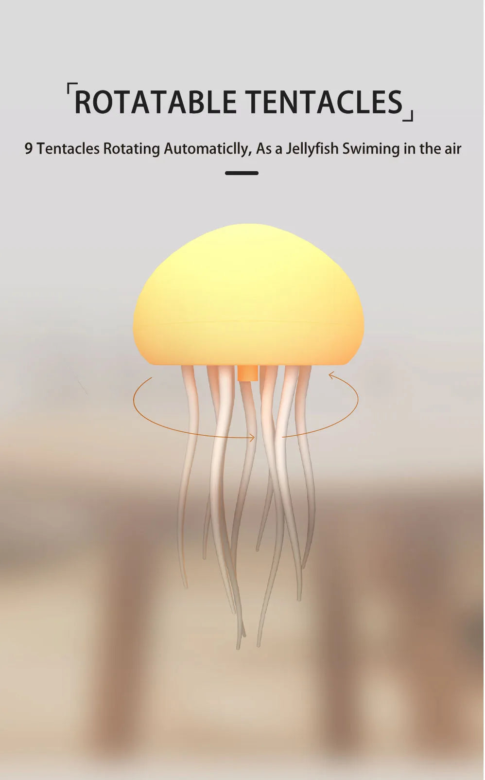 LED Jellyfish Lamp