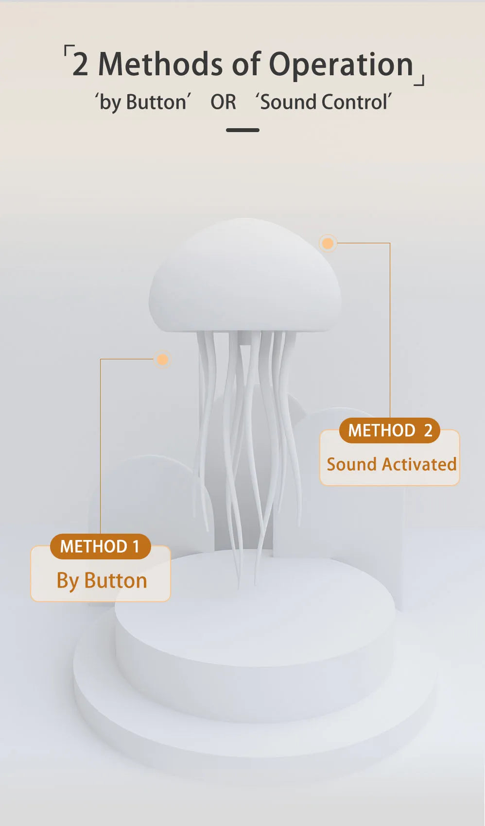 LED Jellyfish Lamp