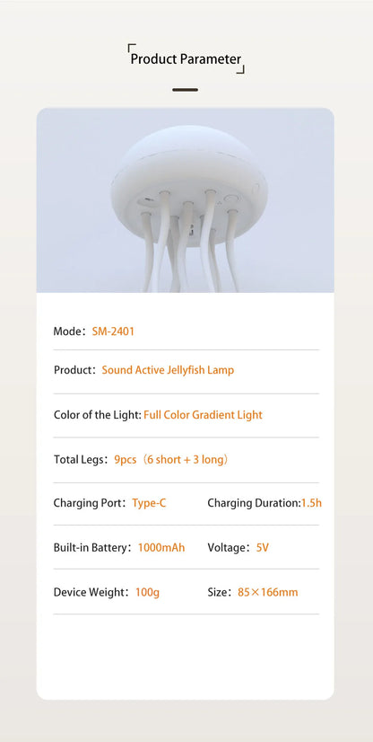 LED Jellyfish Lamp