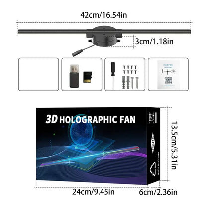 3D Hologram LED Fan